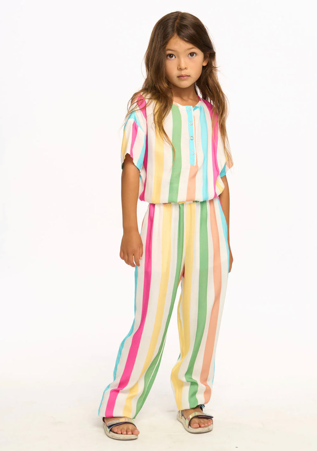 Multicolor Stripe Jumpsuit