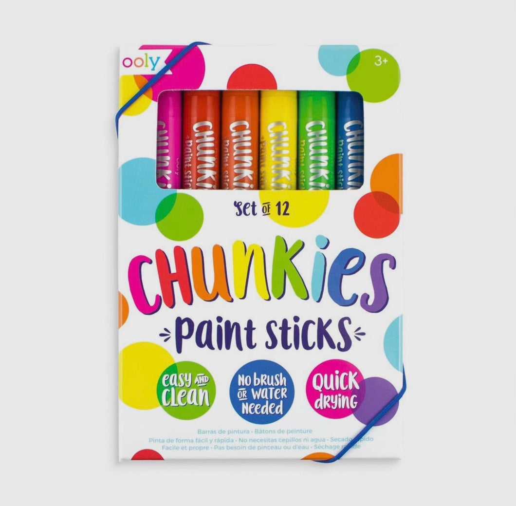 Chunkies Paint Sticks- Set of 12