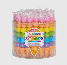 Load image into Gallery viewer, Rainbow Scoops Scented Erasable Crayons Dimples Boutique