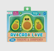 Load image into Gallery viewer, Avocado Love Eraser and Sharpener Ooly