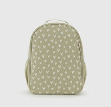 Load image into Gallery viewer, Little Heart Sage Toddler Backpack So Young