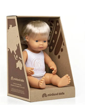 Load image into Gallery viewer, Baby Doll Caucasian Girl with Hearing implant 15' Miniland