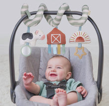 Load image into Gallery viewer, Itzy Bitzy Spiral Car Seat Activity Toy-Farm Itzy Ritzy