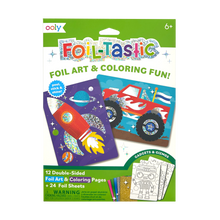 Load image into Gallery viewer, Foil-tastic: Foil Art & Coloring Fun - Gadgets & Gizmos (36 PC Set)