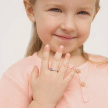 Load image into Gallery viewer, First Solitaire Sterling Silver Ring