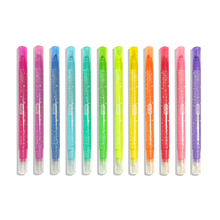 Load image into Gallery viewer, Make no Mistake! Glittery Erasable Markers - Set of 12