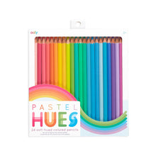 Load image into Gallery viewer, Pastel Hues Soft-Hued Colored Pencils - Set of 24