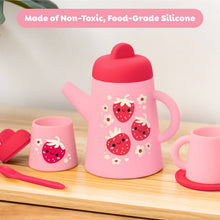 Load image into Gallery viewer, Silicone Tea Set - Strawberry Patch