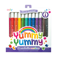 Load image into Gallery viewer, Yummy Yummy: Fruit Scented Markers (Set of 12)