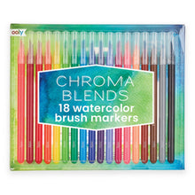 Load image into Gallery viewer, Chroma Blends Watercolor Brush Markers - Set of 18