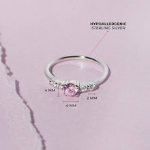 Load image into Gallery viewer, First Solitaire Sterling Silver Ring
