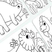 Load image into Gallery viewer, Undercover Art: Hidden Pattern Coloring Activity - Dino. Tal