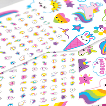 Load image into Gallery viewer, Tattoo Palooza: Temporary Tattoos & Nail Stickers - Unicorns