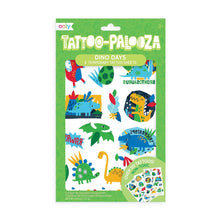Load image into Gallery viewer, Tattoo Palooza: Temporary Tattoos - Dino. Days (3 Sheet Set)
