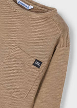 Load image into Gallery viewer, Boy Knit T-Shirt- Caramel
