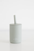 Load image into Gallery viewer, The Saturday Baby Silicone Straw Cup- Sage
