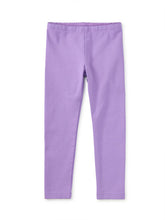 Load image into Gallery viewer, Girls Solid Leggings- Paisley Purple
