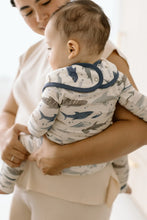 Load image into Gallery viewer, Sharks Sleeper Romper

