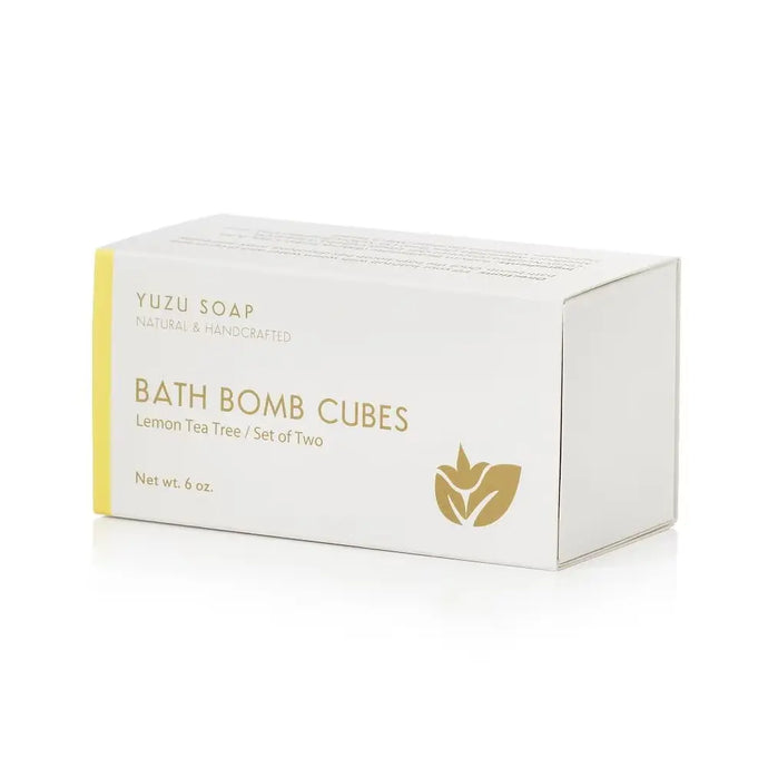 Bath Bomb Cubes- Lemon Tea Tree Yuzu Soap