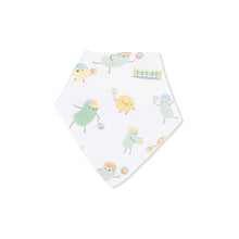 Load image into Gallery viewer, Pickles Playing Pickleball- Bandana Bib
