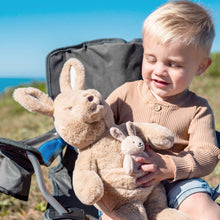 Load image into Gallery viewer, OB Designs - Kip Kangaroo &amp; Baby Joey – Soft Toy (Vegan Angora) 17" / 43cm
