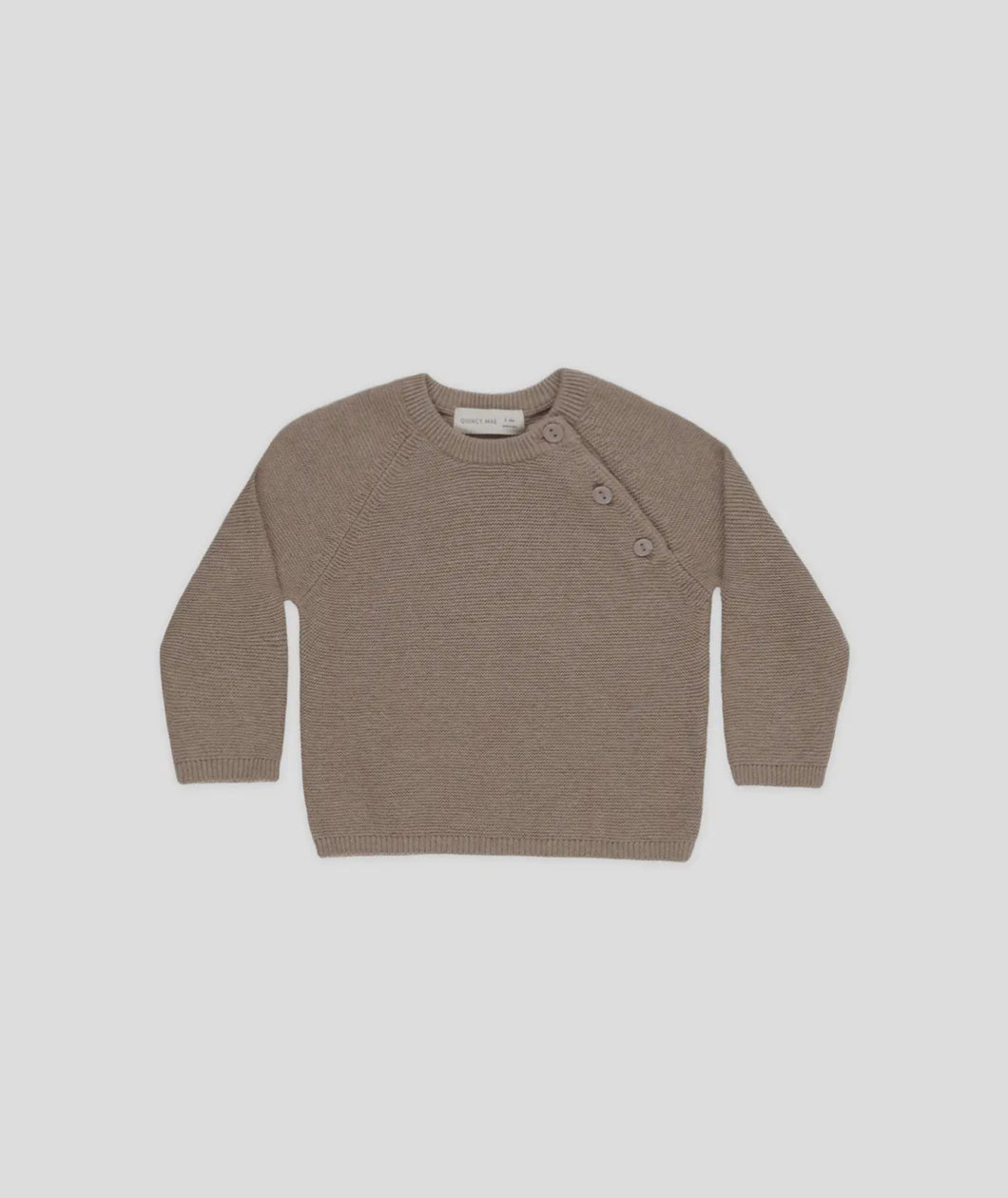Bailey Knit Sweater- Heathered Mocha
