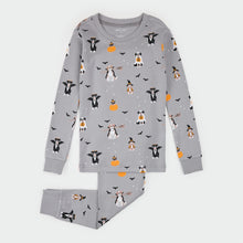 Load image into Gallery viewer, Halloween Costume Dogs on Fog PJ Set
