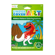 Load image into Gallery viewer, Undercover Art: Hidden Pattern Coloring Activity - Dino. Tal
