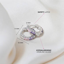 Load image into Gallery viewer, Hoop Sterling Silver Earrings

