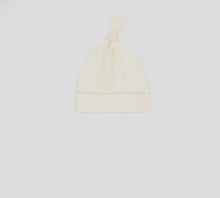 Load image into Gallery viewer, Knotted Baby Hat Ivory
