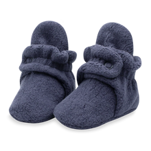 Load image into Gallery viewer, Cozie Gripper Baby Bootie - Denim Navy
