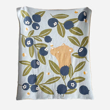 Load image into Gallery viewer, Blueberry Bear Bee Blanket
