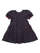 Load image into Gallery viewer, Girls Elizabeth Dress- Navy Carnation

