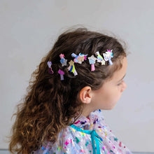 Load image into Gallery viewer, Unicornland salon hair clips
