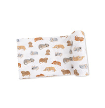 Load image into Gallery viewer, Swaddle Blanket - Napping Puppies -45x45
