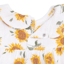Load image into Gallery viewer, Baby Sunflower Classic Bubble with Peter Pan Collar
