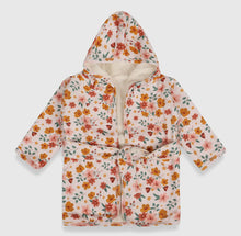 Load image into Gallery viewer, Summer Floral Baby Hooded Bathrobe
