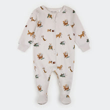 Load image into Gallery viewer, Santa Paws Print on Crème Sleeper
