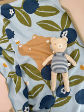 Load image into Gallery viewer, Blueberry Bear Bee Blanket
