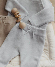 Load image into Gallery viewer, Knit Pant- Heathered Dusty Blue
