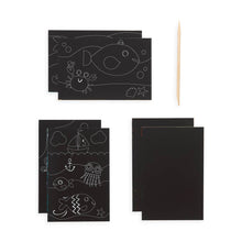 Load image into Gallery viewer, Scratch &amp; Scribble: Mini Kit - Friendly Fish (7 PC Set)
