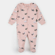 Load image into Gallery viewer, Meowy &amp; Bright Print on Peony Blush Sleeper
