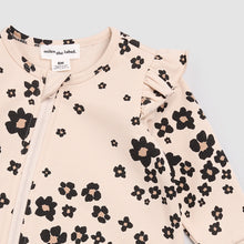 Load image into Gallery viewer, Bold Flower Print on Almond Playsuit

