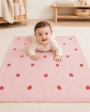 Load image into Gallery viewer, Strawberry Organic Blanket
