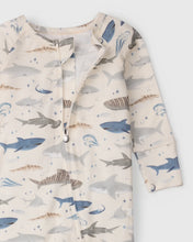 Load image into Gallery viewer, Sharks Sleeper Romper
