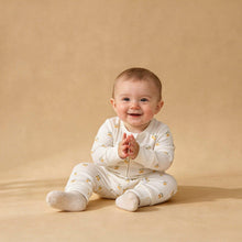 Load image into Gallery viewer, Organic 2-Way Zip Romper - Lemons
