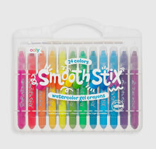 Load image into Gallery viewer, Smooth Stix Watercolor Gel Crayons - Set of 24 Colors
