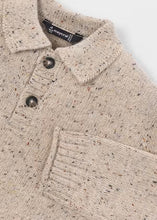 Load image into Gallery viewer, Tweed Polo Collar Sweater
