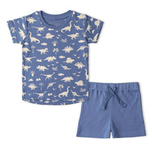 Load image into Gallery viewer, Organic Tee &amp; Shorts Set - Dino
