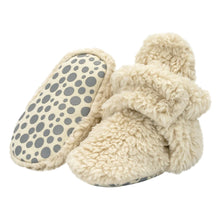 Load image into Gallery viewer, Furry Gripper Baby Bootie - Oat
